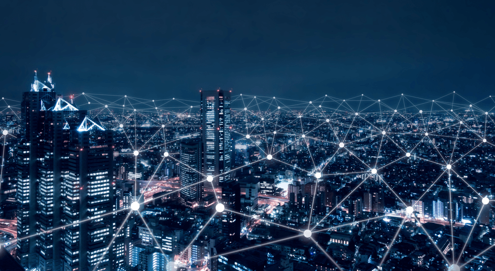Fiber network spans a city